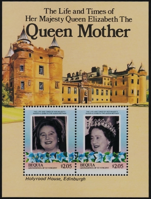 1985 Leaders of the World Life and Time of Queen Elizabeth $2.05 Souvenir Sheet 1985 Leaders of the World Life and Times of Queen Elizabeth $2.05 Souvenir Sheet